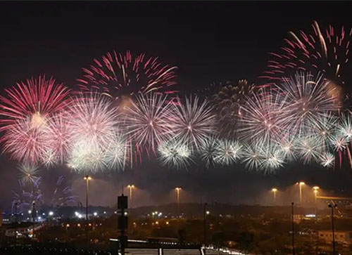 无棣县焰火晚会